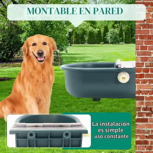Vista 7 de Comedero automático de agua de 1.2 galones para vaca, ganado, caballo, cuencos de agua con válvula de flotador, cuenco de herramientas para gato