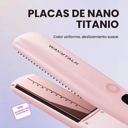 Vista 4 de Wavytalk Plancha de pelo Steam Sesh, crimpadora de cabello wavytalk Power Wave