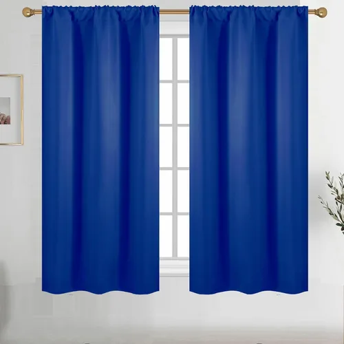 Vista 67 de Diraysid Cortinas opacas beige para dormitorio y sala de estar, cortinas con aislamiento térmico para oscurecer la habitación, 42 x 63 pulgadas, 2