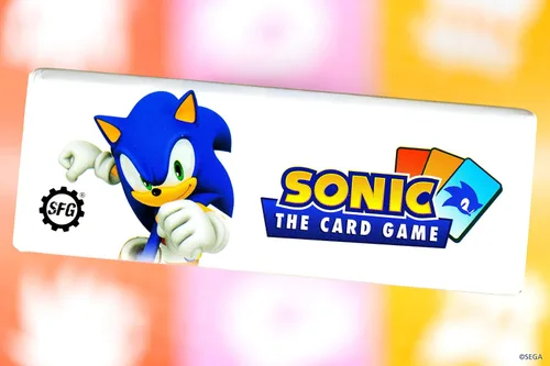 Vista 2 de Steamforged Games Sonic El juego de cartas. Juega como Sonic, Shadow, Knuckles, Tails, Amy, o Blaze. 2-6 jugadores 20-30 minutos tiempo de juego.