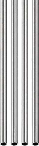Vista 10 de DTGN Tubo de acero inoxidable 304 de 0.079 in x 0.006 in x 9.843 in (ODxWall TxL) - Paquete de 4 - Bueno para equipos de maquinaria - Tubería
