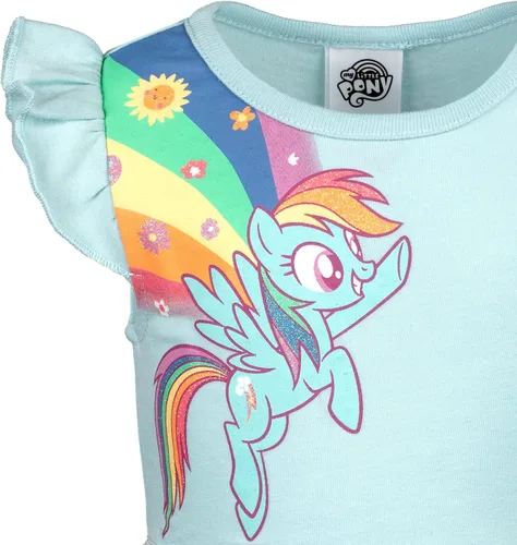 Vista 3 de My Little Pony Vestido para niñas pequeñas a niños grandes, Arco iris