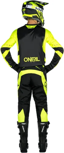 Vista 4 de O'NEAL Element V.24 Jersey de Carrera para Hombre en Negro/Neón M