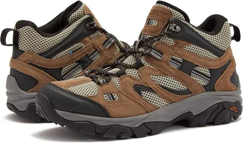 Vista 7 de HI-TEC Ravus WP - Botas de senderismo impermeables para hombre, ligeras y transpirables para exteriores