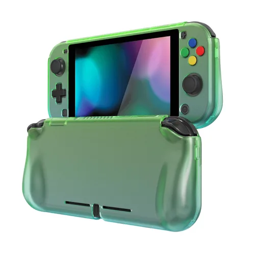 Vista 52 de PlayVital ZealProtect Protective Case for Nintendo Switch Lite, Ergomomic Grip Hard Cover - Durable Shock-absorbent Shock-Absorption Anti-Scratch