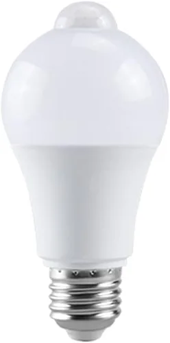 Vista 2 de AGIPS - Luces de gran voltaje, 1 unidad, luz nocturna LED, encendido automático, sensor de movimiento, bombilla infrarroja sensible 85-265V 12W 15W