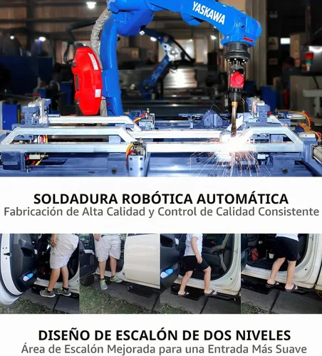 Vista 5 de Barras laterales con pasos de bolsillo de acero inoxidable APS Compatibles con Chevy Silverado GMC Sierra 1500 2019-2026 Regular Cab & Silverado
