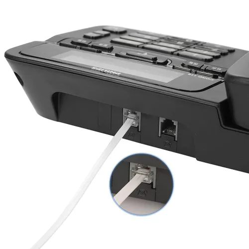 Vista 6 de Vthahaby Cable de extensión de teléfono (10 pies), cable de línea de cable de teléfono, con enchufe RJ11 estándar y 1 acoplador en línea