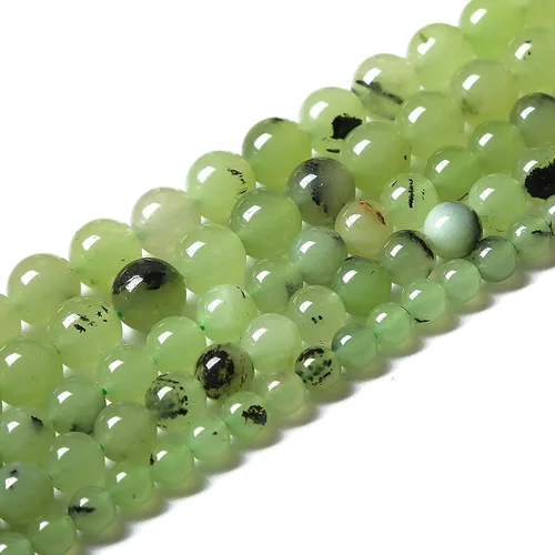 Vista 203 de 100 cuentas de piedra multicolor natural de 0.236 pulgadas (0.236 in), cuentas espaciadoras sueltas redondas para hacer pulseras, collares, aretes