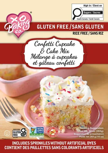 Vista 18 de XO Baking Co. Mezcla gourmet para pastel de zanahoria sin gluten; contiene zanahorias reales; sin OGM; kosher; sin arroz; sin soja; sin lácteos; sin