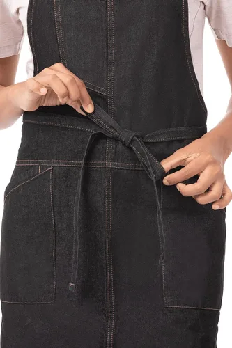 Vista 4 de Chef Works Unisex Berkeley Short Bib Apron