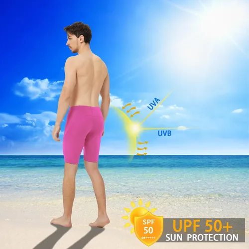 Vista 19 de Traje de baño deportivo competitivo para hombre, traje de entrenamiento de resistencia de carreras, pantalones cortos de natación de secado rápido