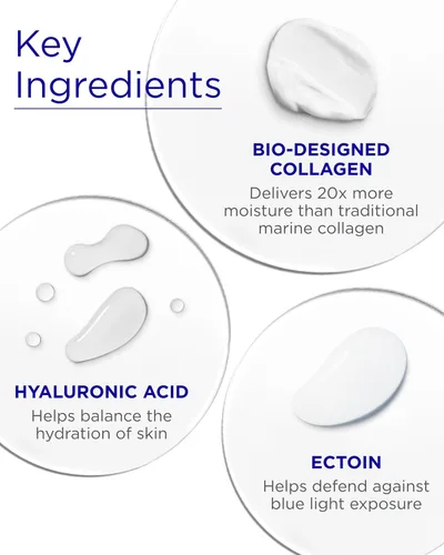 Vista 6 de Andalou Naturals Crema hidratante facial de hidratación profunda, crema multicorrectora, cuidado diario de la piel con ácido hialurónico, colágeno