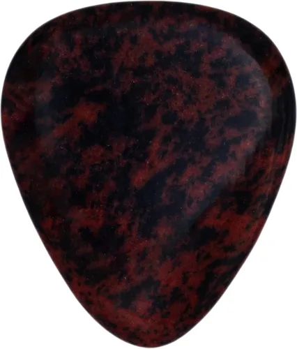 Vista 20 de Púa de Guitarra o Bajo de Piedra Amatista - Calibre Ultra Pesado de 3.0 mm - Forma 351 - Púa Exótica Artesanal de Gema Especial - 1 Paquete