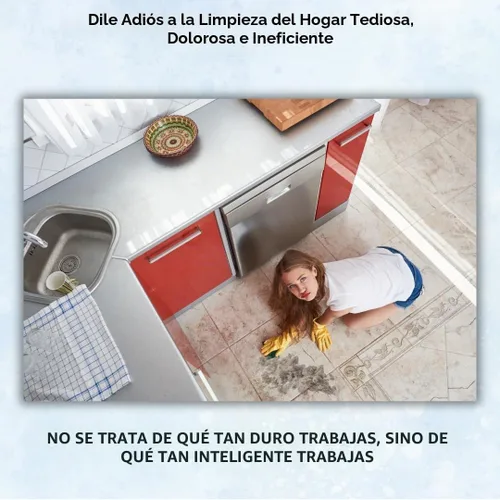 Vista 6 de Limpiador eléctrico giratorio, cepillo de limpieza inalámbrico con 8 cabezales reemplazables, mango ajustable, limpiador eléctrico de doble