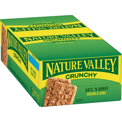 Vista 21 de Nature Valley, Barras de granola de almendras dulces y saladas, caja de 7.4 onzas (paquete de 4)