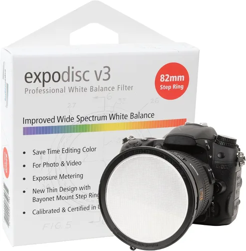 Vista 7 de ExpoDisc v3 - Filtro profesional de equilibrio de blancos (3.031 in), equilibrio de blancos fácil balance de blancos perfecto en 15 segundos
