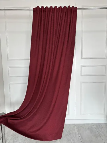 Vista 6 de Cortinas de lino sintético, 2 paneles de 50 pulgadas de ancho (tamaño personalizado, para pedidos personalizados), 17 opciones