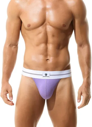 Vista 2 de BANGWEAR Tanga retro breve algodón calzoncillos 2.0 in banda elástica ropa