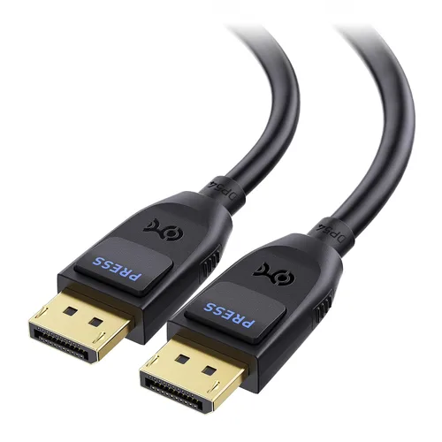 Vista 8 de Cable Matters [Certificado VESA] Cable DisplayPort 2.1 de 40 Gbps, 3.3 pies Cable DP40 de 8K a 120Hz / 4K a 240Hz, negro, FreeSync, G-SYNC, HDR