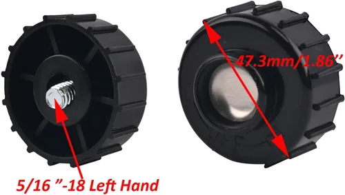 Vista 5 de Realman 309562005 Cabezal de recortadora con retenedores de carrete para Ryobi RY28120 RY28121 RY28140 (SS26) RY28141 RY28160 RY28161 RY34426