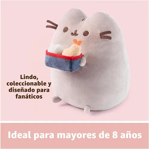 Vista 6 de GUND Pusheen Bento Box Snackable - Juguete de peluche de 9.5 pulgadas