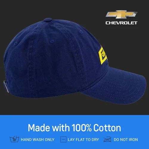 Vista 6 de Concept One Chevrolet Dad - Gorra de béisbol ajustable de algodón con logotipo y ala curvada