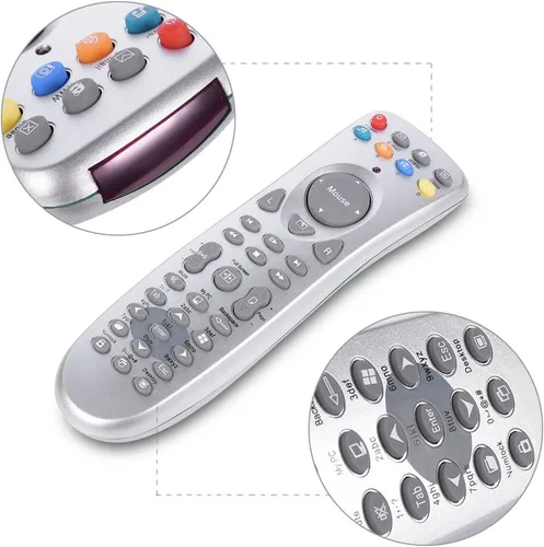 Vista 4 de Control remoto, USB portátil ratón teclado PC portátil control remoto con receptor infrarrojo