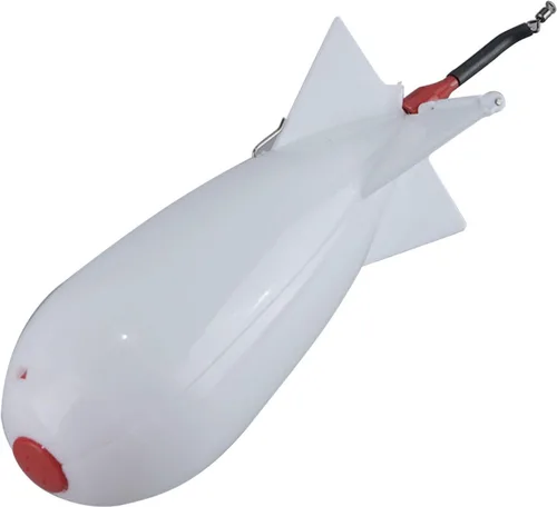 Vista 12 de Arinda Pesca Spomb forma de cohete Spod Alimentadores de pesca Float Bait Holder Tackle Tool Accesorios