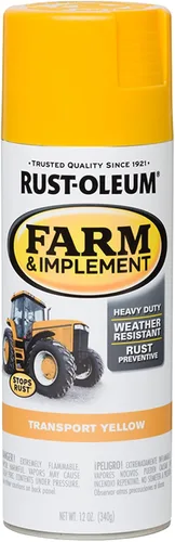 Vista 77 de Rust-Oleum Farm & Implement 280176 - Pintura esmaltada, galón, naranja (Allis Chalmers Orange)
