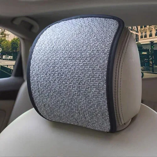 Vista 5 de Paquete de 2 fundas universales para reposacabezas de automóvil, transpirables, flexibles, elásticas, ajuste universal para todos los accesorios