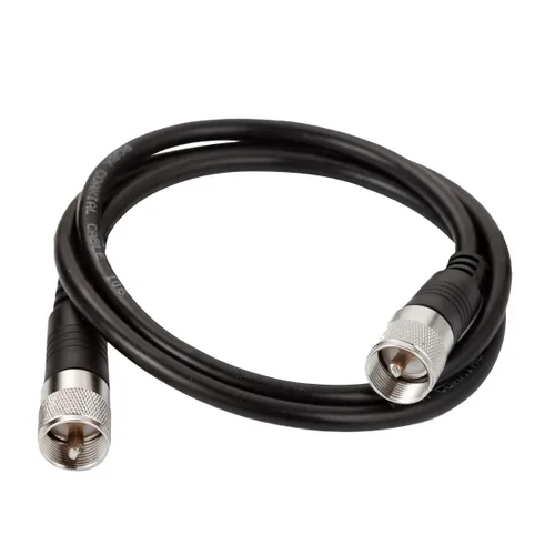 Vista 10 de Cable coaxial RG8x, Cable coaxial CB, 1 pie UHF PL259 Macho a Macho Cables de antena CB de baja pérdida, 50 ohmios para radio HAM, analizador