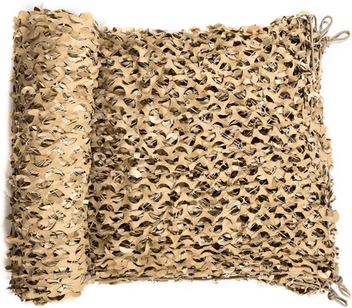 Vista 6 de CamoSystems Red de camuflaje reforzada Redes de camuflaje 3D, impermeable y protección UV, tela silenciosa antidesgarro