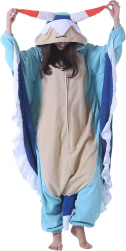 Vista 2 de DELEY Adults Unisex Onesie Halloween Costumes Animal Cosplay Pajamas Warm Sleepwear Homewear