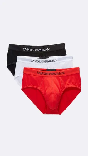 Vista 2 de Emporio Armani calzoncillos de algodón, 3 unidades, para hombre Negro/Blanco/Rojo