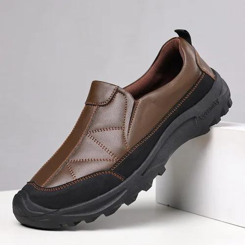 Vista 5 de Coramtty Mocasines para hombre, suaves, ligeros, cómodos, informales, planos, para caminar al aire libre