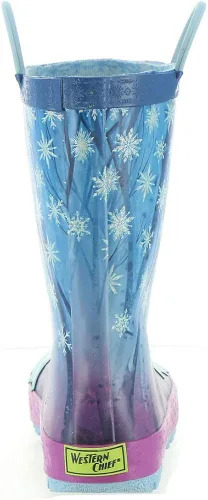 Vista 6 de Western Chief - Botas de lluvia unisex para niños con 2 unidades impermeables con asas fáciles de tirar