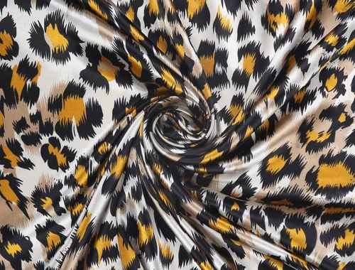 Vista 5 de Allegra K Pañuelos cuadrados con estampado de leopardo para mujer, pañuelo y cuello