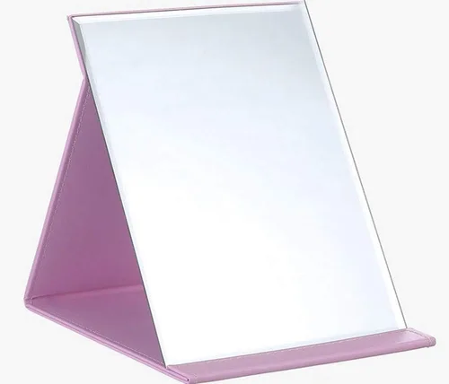 Vista 10 de Zcooooool Espejo portátil grande Super HD - Ángulo de soporte múltiple de mano libre/portátil/mesa plegable 10x7 pulgadas Blanco