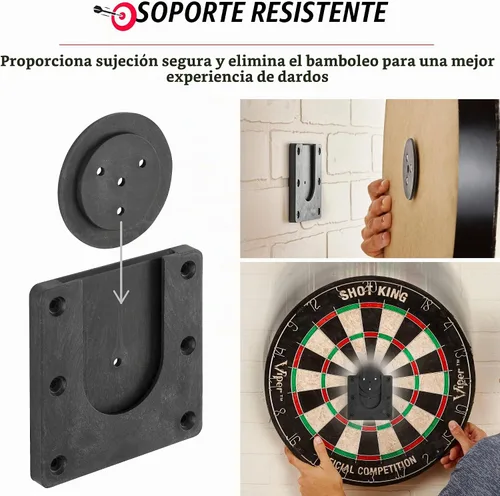 Vista 6 de Viper QuickFit Soporte de montaje para diana de dardos con cinta Viper Pro Line Oche