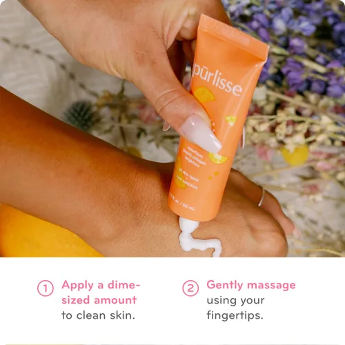 Vista 5 de pūrlisse Dragonfruit + Niacinamida Hidratante Facial - Hidratante facial para brillo y textura mejorada - Fortalece la barrera de la piel, reduce
