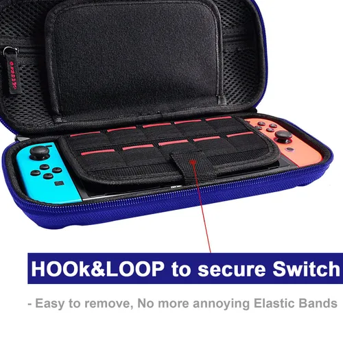 Vista 16 de daydayup Switch Carrying Case Compatible with Nintendo Switch 2, with 24 Games Cartridges Protective Hard Shell Travel Carrying Case Pouch for