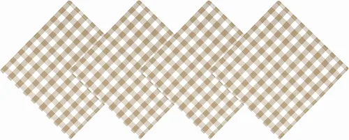 Vista 40 de Home Bargains Plus Country Rustic Buffalo - Juego de 4 manteles individuales de algodón a cuadros, color negro, a cuadros, de fácil cuidado