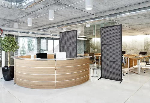 Vista 3 de VERSARE VersiWeave - Divisor de habitación de 360 grados, 1 panel de pared
