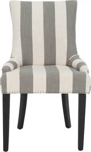 Vista 13 de Safavieh Mercer Collection Lester Navy/Espresso (juego de 2) Silla de comedor marino