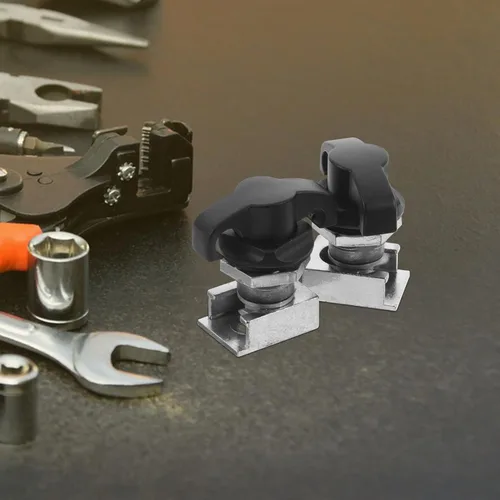 Vista 9 de Kisangel 2pcs Zinc Alloy T-Handle Cam Latch Locks with Base for Tool Box Cabinet Door Lock Suitable for Electrical Panel and Equipment Boxes