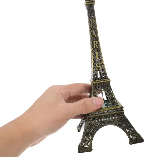 Vista 4 de Torre de luz LED, decoración de torre Eiffel, luz nocturna luminosa para dormitorio y escritorio, modelo de referencia creativo, regalo único