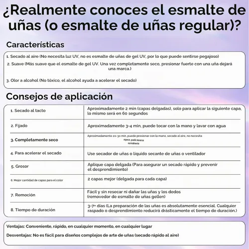 Vista 6 de GELLEN - Esmalte de uñas transparente, alto brillo, no necesita luz, sin HEMA