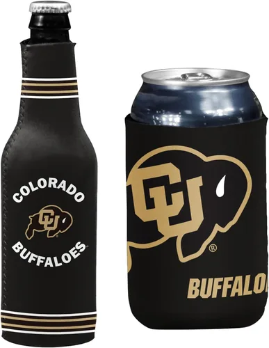 Vista 33 de College Team Color Logo Can & Bottle Holder Insulator Beverage Cooler Set