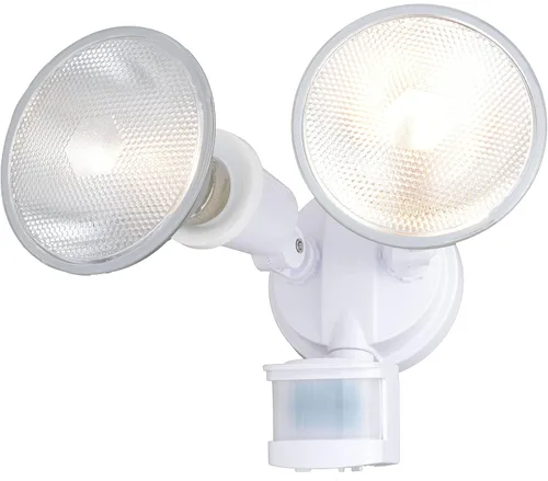 Vista 10 de VAXCEL Luz de inundación de seguridad para exteriores del atardecer al amanecer con sensor de movimiento de bronce, 2 cabezales de luz ajustables, 4